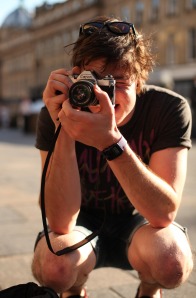 Tom with his lovely old school 35mm